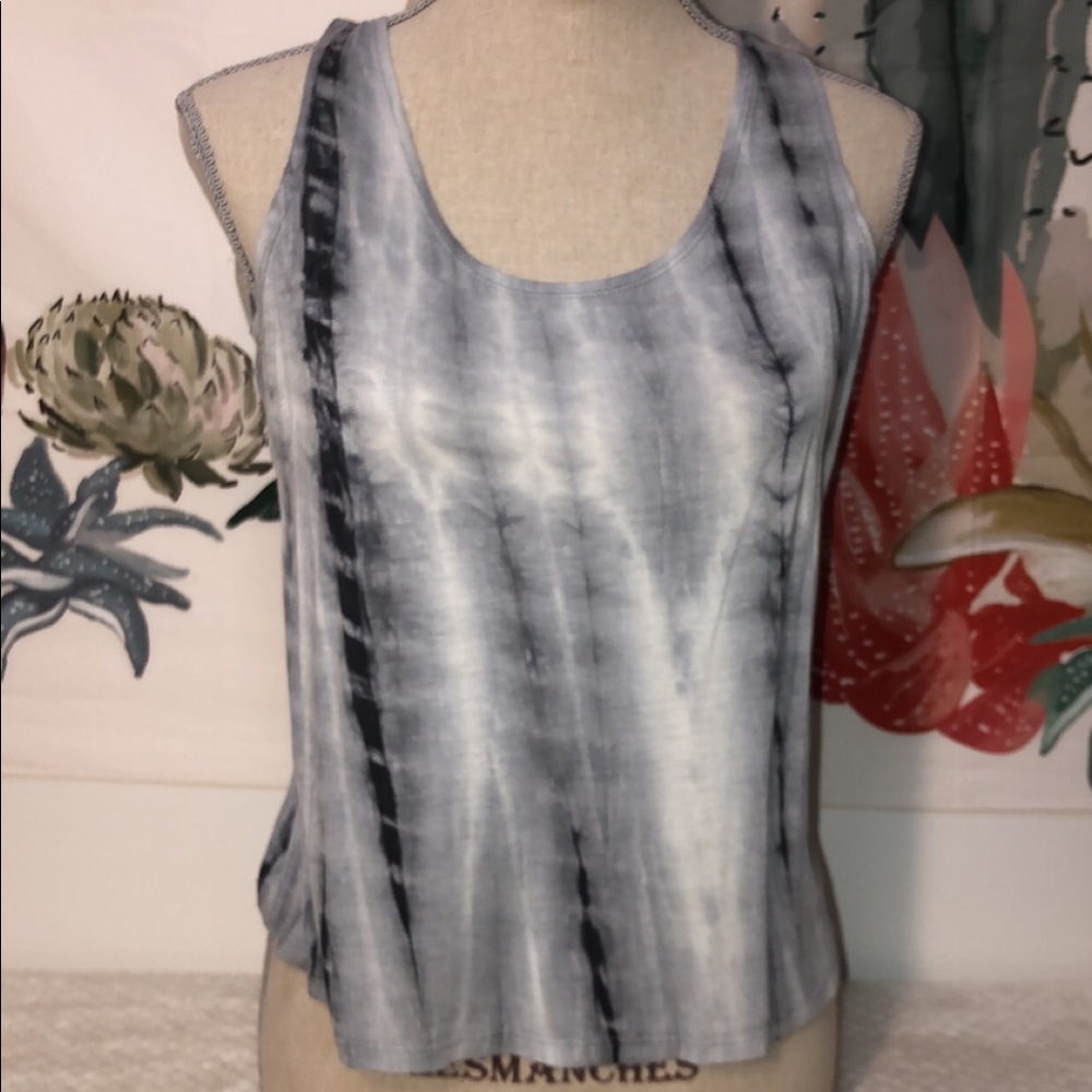 Marble Pattern Piko Tank Top